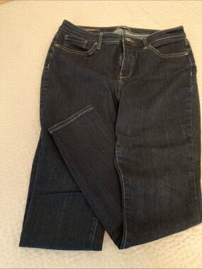 NYDJ Straight-Leg Jeans in Dark Indigo Wash